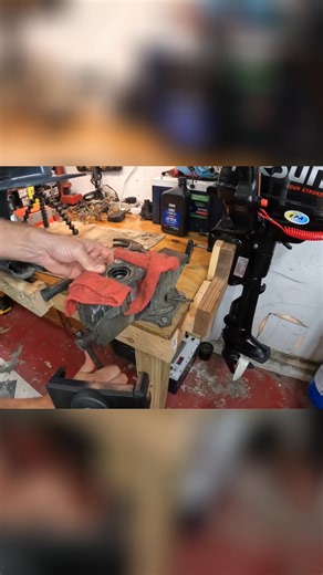 Removing seals can be simple. Using a vice, align the angled side with the flat edge to pop them out smoothly. This is an easy way to get the job done right. #SealRemoval #DIYTips #ViceTricks #HomeRepair #Tools | Born Again Boating