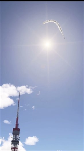 MSFS 2024 Tokyo Tower Flyby | Stunning View of Japan’s Iconic Landmark 🇯🇵 #Shorts #aviation #msfs