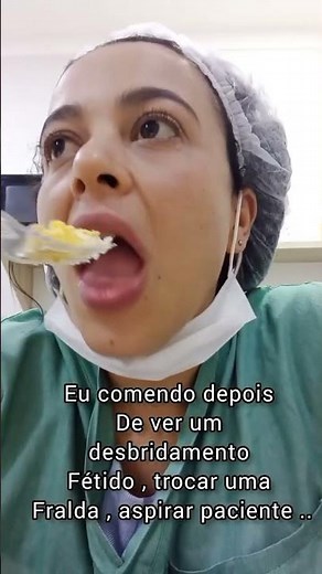 Se eu estou com fome nada me atrapalha você também é assim ? 😅 #enfermagem #tecnicoenfermagem