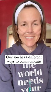 3 WAYS TO COMMUNICATE! Our son is autistic and has apraxia of speech. This makes it difficult for him to form verbal words and certain sounds.He was nonverbal/nonspeaking until he was six years old so we found ways to support his communication needs through sign language and an AAC device. (Augmentative & Alternative Communication)He is a few months shy of turning thirteen and he has three functional ways to communicate his wants and needs.📱His AAC device (his speech device)🤟Sign Language (and