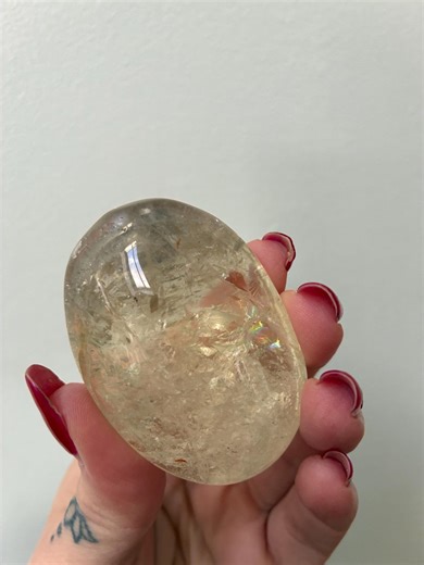 Abundance Citrine Crystal Healing Palm Angelic Crystals STUNNING Manifestation and Abundance Guardian Crystal Palm Stone With Smokey Quartz - Etsy