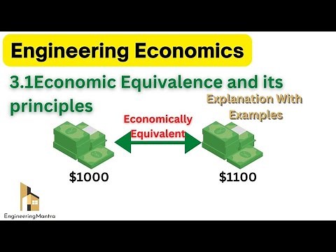3.1 Concept of Economic Equivalence and principles of Economic Equivalence | Engineering Economics