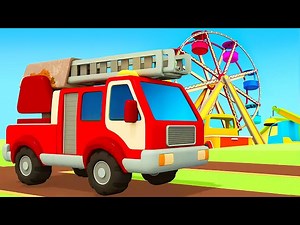 Cars cartoons for kids & Helper cars for kids - Car cartoons full episodes & a fire truck. - Videos For Kids
