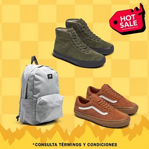 🔥 El Hot Sale llegó a Vans con hasta 50% de descuento. Obtén 12 MSI y envío gratis, ¡sin mínimo de compra! 🏁 *Consulta productos seleccionados. | Vans