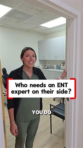 Everyone deserves an ENT expert on their side. 👂👃