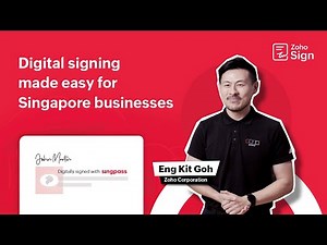 eSign for Singapore | Sign with Singpass | GovTech | Smart Nation | Digital Signature for businesses
