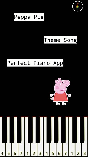 Peppa Pig Theme Piano Tutorial | Easy Piano Lessons