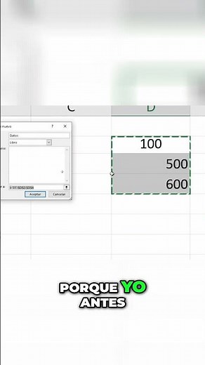 Crea Nombres de Rango en Excel Fácilmente. #excel