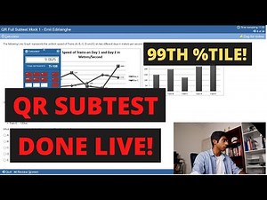 Watch me score 870 on UCAT Quantitative Reasoning LIVE!