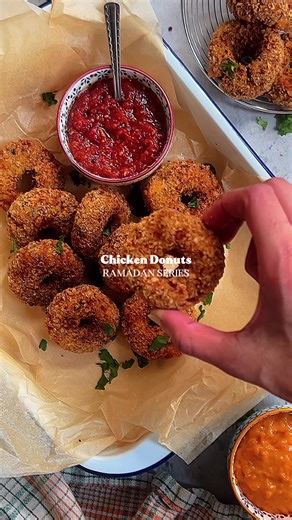 Crispy Chicken Donuts Recipe for Ramadan Iftar