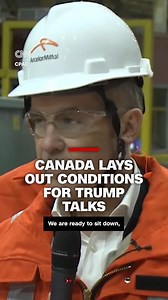 158K views · 2.3K reactions | As Trump imposes sweeping 25% tariffs on steel and aluminum, Mark Carney, leader of Canada's ruling Liberal Party, told workers at a steel mill in Hamilton, Ontario that the country's leadership was ready to sit down with the US "under a position where there's respect for Canadian sovereignty." https://cnn.it/4bLenlg | CNN | Facebook
