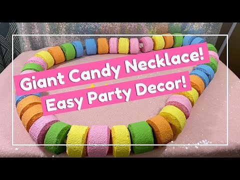 Giant Candy Necklace - Party Decoration!!!