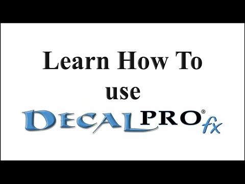 Make Your Own Dry Transfer Decals With Decal Pro FX.