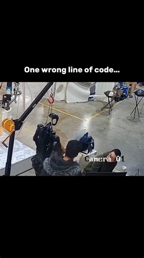 😂Proof that one semicolon can end humanity… and your weekend too.💻🤖 #Csharpcorner #CodeLife #BugLife #Debugging #TechHumor #AI #CodingMeme #Programmer #RobotFail #coding #developer #funny #viral #code | C# Corner