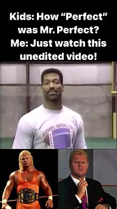 201K views · 2.1K reactions | How “Perfect” was Mr. Perfect? - Just watch this unedited video! #wwe #wrestling #mrperfect #wweraw #wcw #perfect #projectduux #wwehof #nfl #legend #football #actualfootage | Duux | Facebook