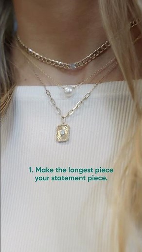 ⛓️ How to Layer Necklaces Like a Fashion Pro ✨💫