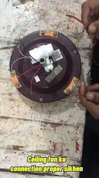 Ceiling fan ka connection proper sikhen || ceiling fan connection || How to ceiling fan connection