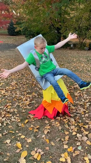 1.2M views · 5.7K reactions | Perfect Last-Minute Halloween Costume 藍 Brothers make diy optical illusion halloween costume for kids or adults. Hilarious and cheap Jetpack trick-or-treating costume you can wear to impress your friends and family. "  This video was produced by Network Media and Benson Bros" | Play Together Stay Together | Facebook