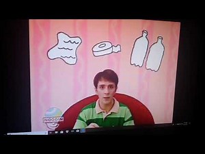 Blue's Clues: Put the water in the plastic bottles and then get the tape and tape it all over