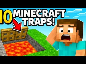 Trolling with 10 Insane Minecraft Traps!