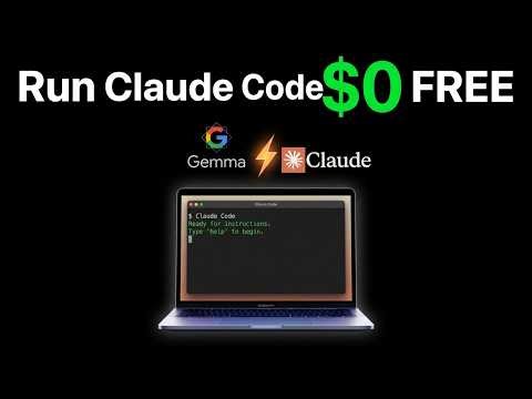 I Ran Claude Code With Gemma 4 FREE Local LLM on My MacBook and PC (No API Key Needed) step by step