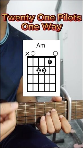 Guitar Tutorial Twenty One Pilots One Way #guitartutorial #guitarlesson #guitar