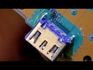 How to replace a PlayStation 5 HDMI port - Realtime heat up and replacement