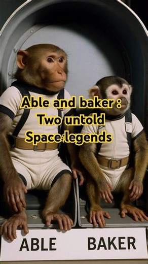 Able & Baker The Monkeys Who Paved the Way to Space#facts #space #universe #nasa