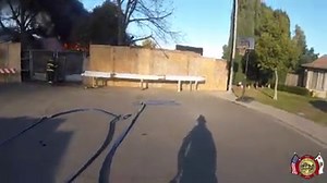 Crews responded to motor home fire 2's territory on 2/17/20. Despite meeting forcible entry challenges, firefighters were able to quickly extinguish a motor home on fire, keeping the fire from spreading to a nearby residence. | Modesto Fire Department