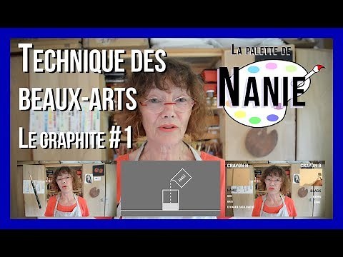 Technique des beaux arts - Le graphite # 1 - Le graphite c'est quoi? Comment bien débuter le dessin?