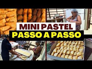 Como fazer MINI PASTEL sem INVESTIR quase NADA (FACIL)