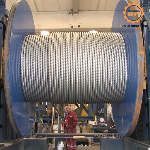 Very Strong Steel Wire Rope Making Process | Engineering Post