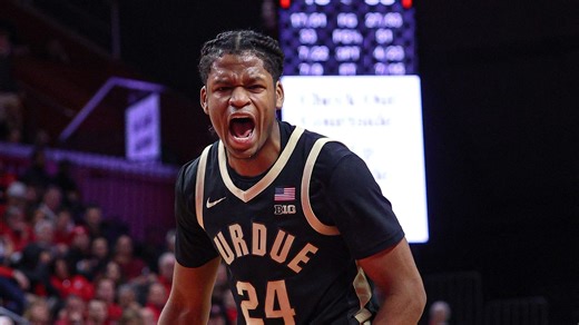 Purdue basketball freshman Gicarri Harris talks road win at Rutgers