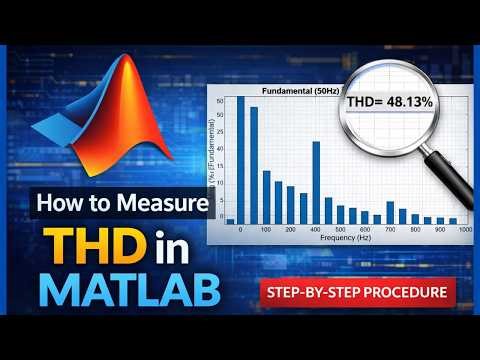 How to Measure THD in MATLAB | Step-by-Step Procedure | THD Measurement Procedure