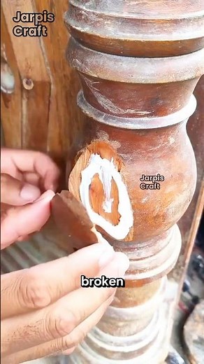 Fix Broken Table Leg Easy with Glue and Screws #woodworking