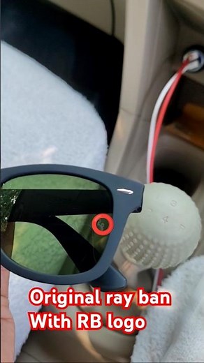 Ray ban original vs fake #rayban #originalvsfake #goggles #trending #original
