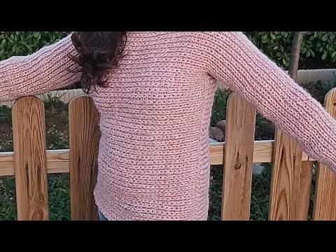 pull tube au tricot