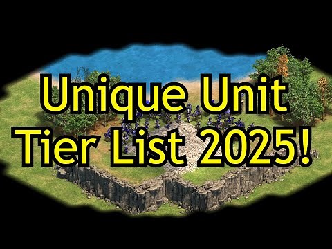 Unique Unit Tier List! (September, 2025 Edition) | AoE2: DE