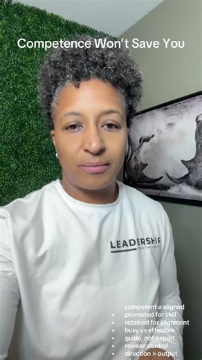 Leadership Gap part 3. Being great at your job is what gets you promoted. But being aligned is what keeps you there. This is the leadership shift nobody prepares you for. You can be the smartest person in the room. The most capable. The highest performer. And still struggle as a leader. Because leadership isn’t about proving you can do it. It’s about creating clarity so others can. When leaders cling to competence, they: – avoid delegating fully – stay stuck in execution – confuse busyness with 