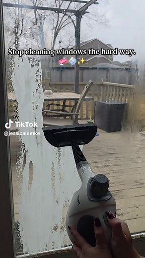Steam Cleaner Melts Grime: Effortless Window Cleaning!