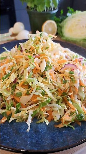 Spring salad with young cabbage | the taste of spring on your plate!!!