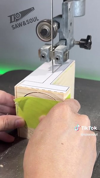 Woodworking Project with Bandsaw Carving Techniques