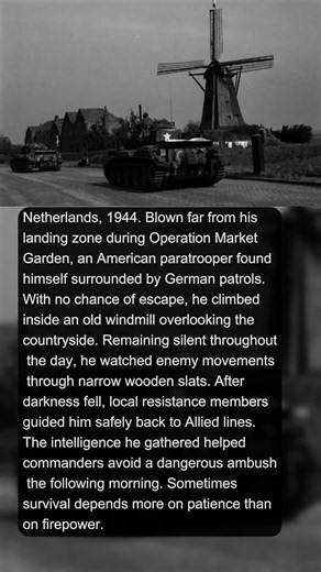 1 Paratrooper Hid in a Windmill Until Nightfall | Military History Talks