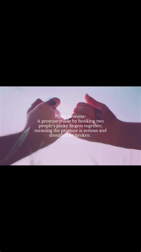 Understanding the Pinky Promise