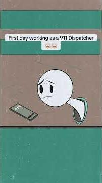 When a 911 call takes an unexpected turn... 💀 #stickman #humor #relatable #trending #shorts