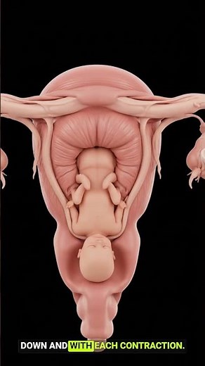 Early Labor Explained in 3D Anatomy | Cervix Dilation & Uterine Contractions Animation