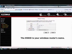Edimax Broadband router Setup WPA Wireless Security1
