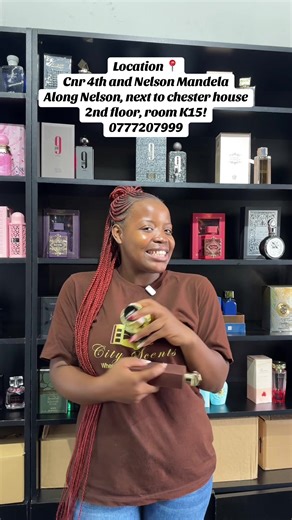 OUR LOCATION 📍📍 We are now located at Corner Nelson Mandela and 4th street. Opposite greenwood pharmacy. Along Nelson Mandela!!! Just after crossing 4th street, facing 5th, along nelson Mandela, next to chester house, there’s a big flier ye Beforwad, thats the entrance. On the second floor, first take the door to your left, Then come to the last door to your right! Room K015. Or simply follow ma footsteps akanzi City scents zim! We open at 9 and close at 18:30 We have a fragrance for everyone!