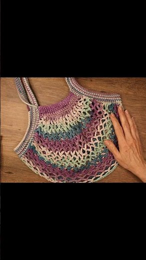 Crochet Aldi Market Bag #crochetpatterns #crochetprojects #aldi
