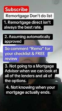 Remortgage? Top Four every remortgager should know: #remortgage #gmrclub #remortgageuk